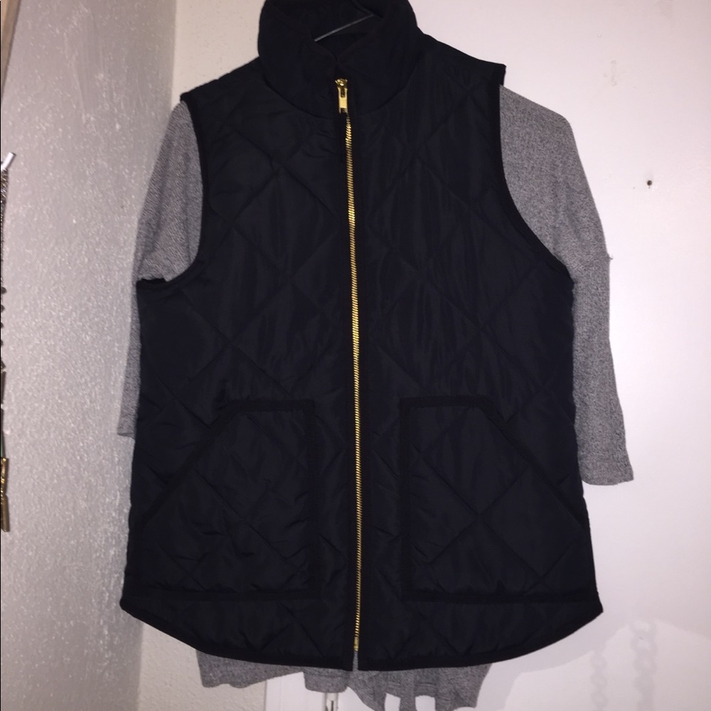 Black Vest - J. Crew